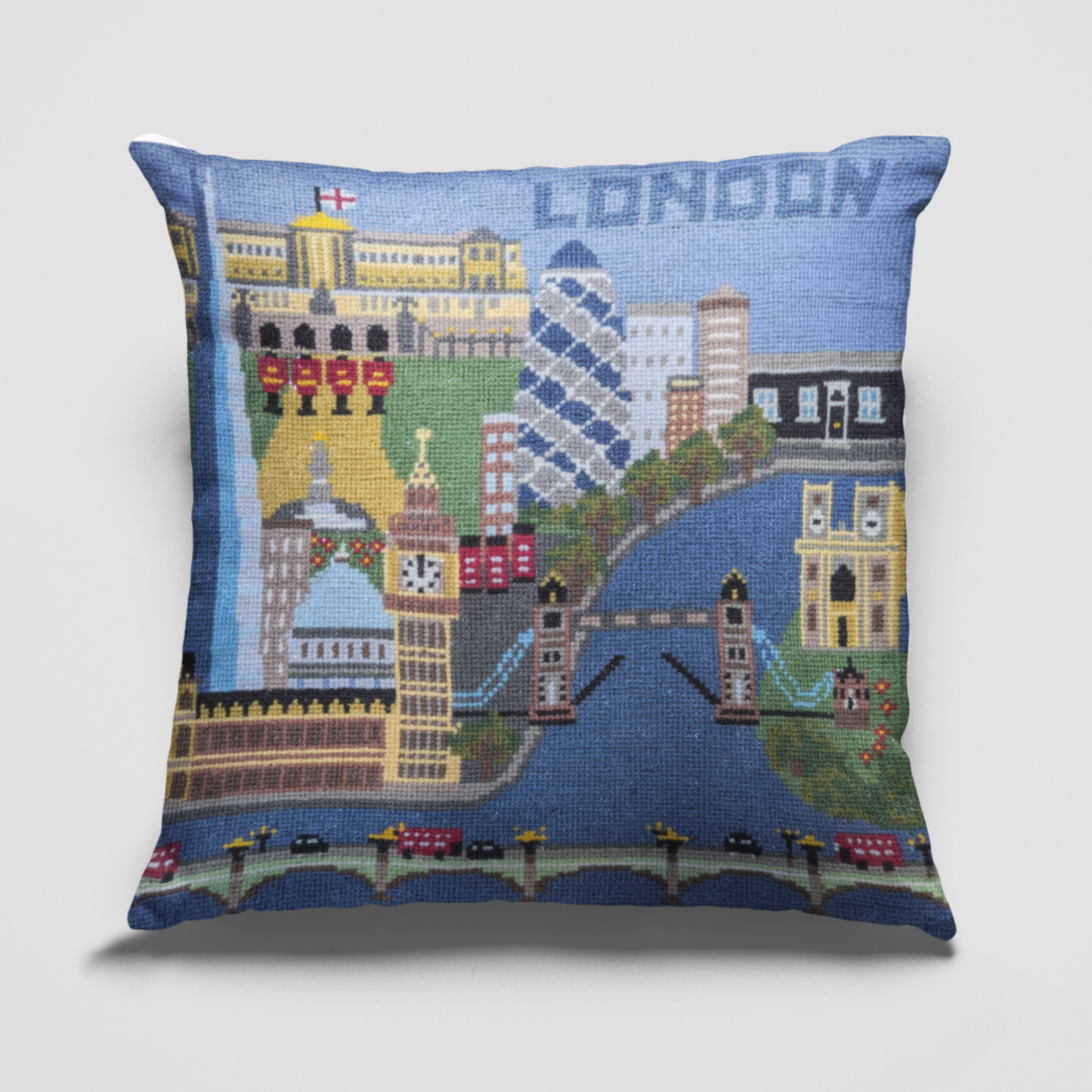 London Cross Stitch Cushion Kit