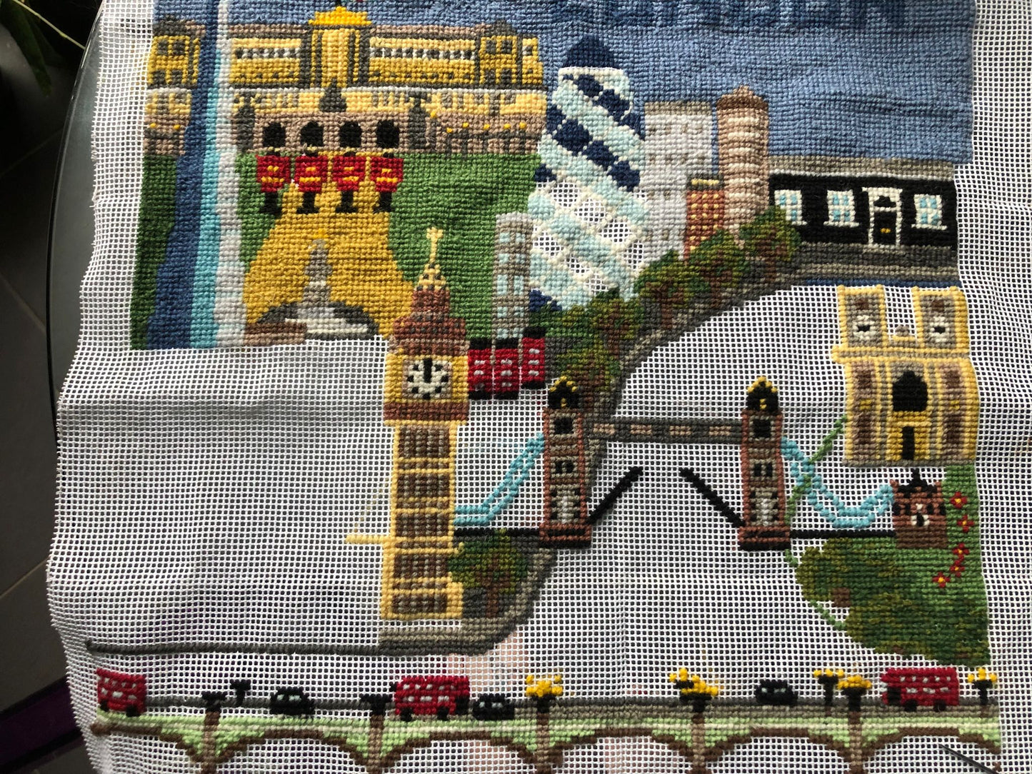 London Cross Stitch Cushion Kit